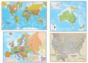 World Maps: Political, Physical, Europe, Asia, Africa, Canada