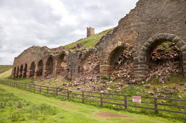 abandoned iron processing facility