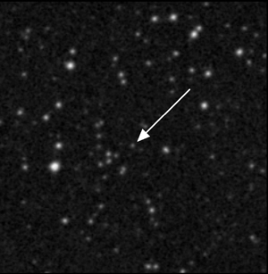 Image of an asteroid