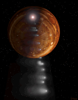 Jupiter comet impact