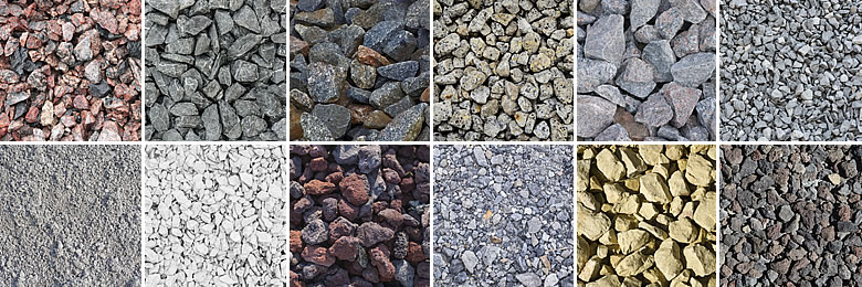 Gravel Stone Size Chart