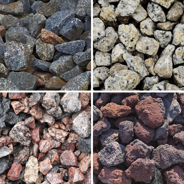 Crushed Rock Sizes Chart