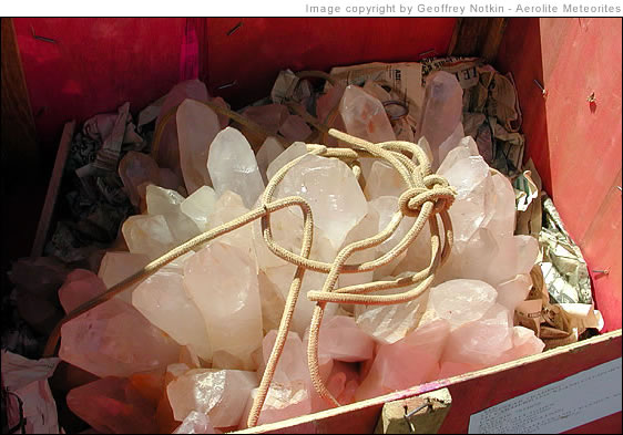 quartz crystals