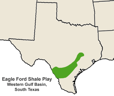 Eagle Ford Shale map