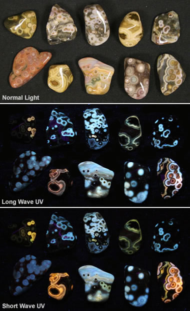 minerals that glow under ultraviolet light