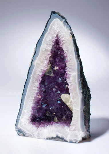 amethyst geode outside