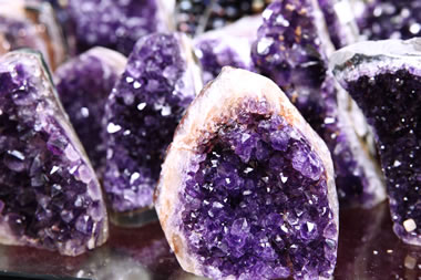amethyst geode sections