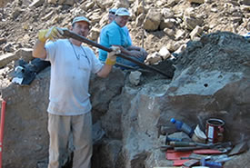 Opening a Herkimer Diamond cavity