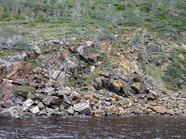 ophiolite outcrop