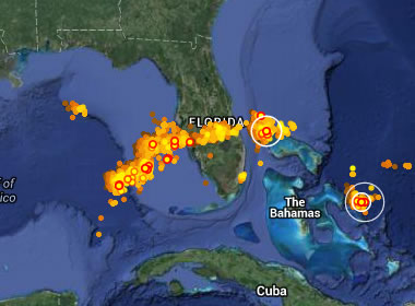 Real Time Thunderstorm Map World Lightning Strikes Map