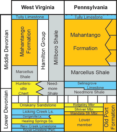Marcellus Shale Stratigraphy