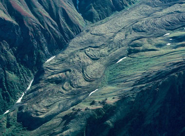 rock glacier flow lobes