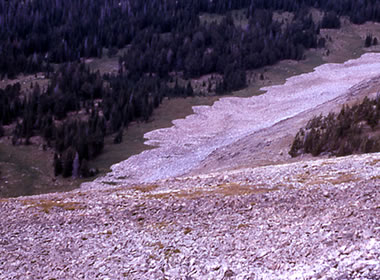 Yellowstone rock glaciers