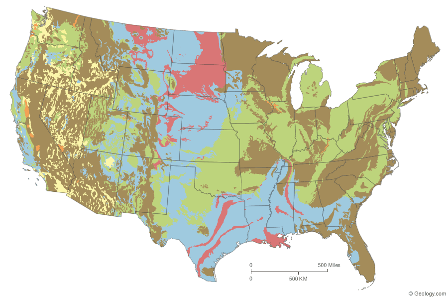 United States Soil Map Expansive Soils Map for the United States