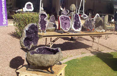 Amethyst geodes