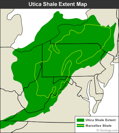 Utica Shale Map