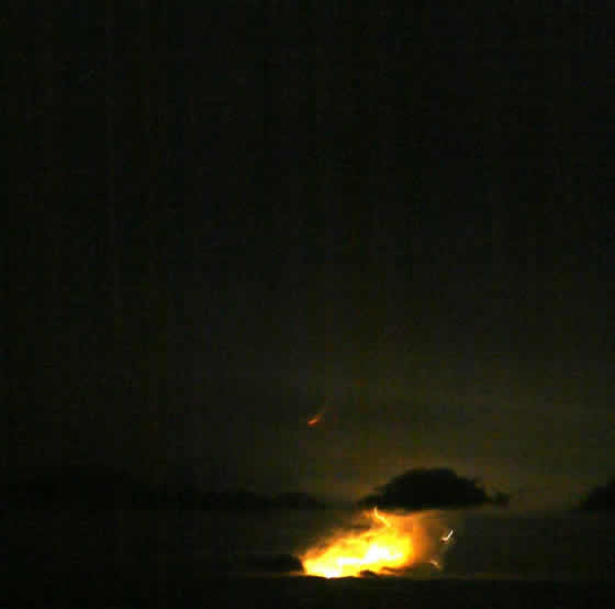 Volcanic lightning