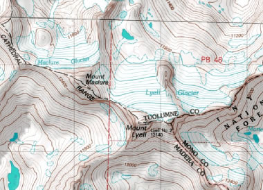 Yosemite glaciers