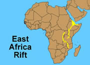 East African Rift Map East Africa's Great Rift Valley: A Complex Rift System