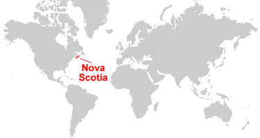 Nova Scotia Location Map Nova Scotia Map & Satellite Image | Roads, Lakes, Rivers, Cities