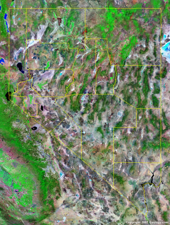 Nevada County Map