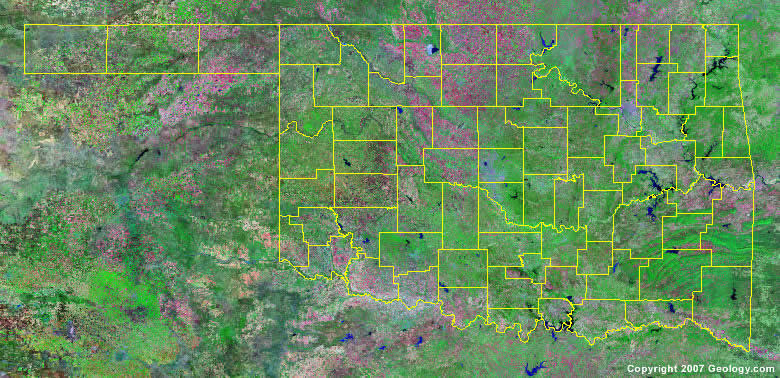 Oklahoma County Map