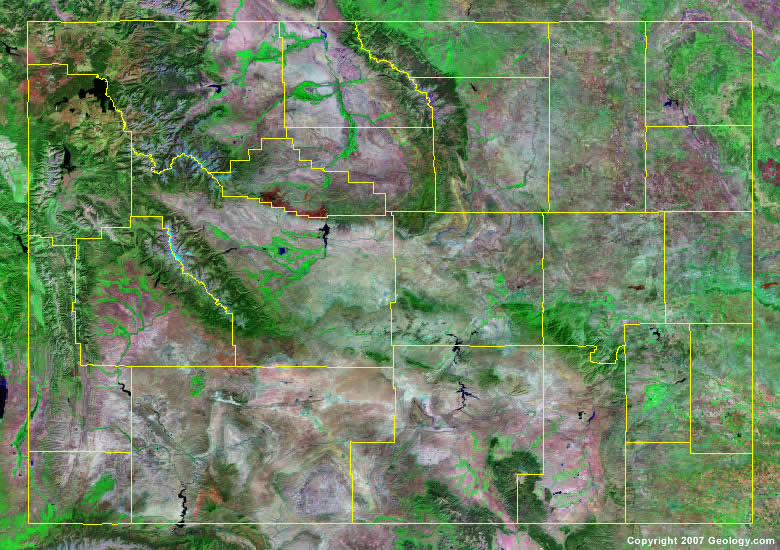 Wyoming County Map