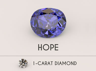 Hope Diamond Replica