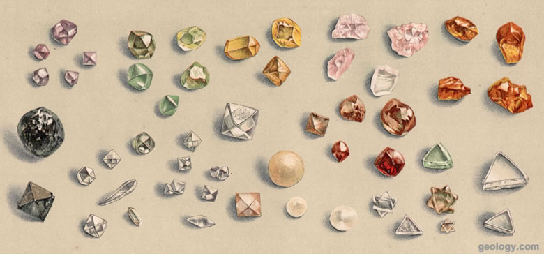 All of these colorful natural rough diamonds are one-in-a-million