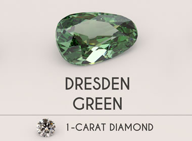 Green clearance colored diamonds