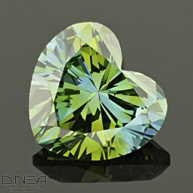 green synthetic diamond