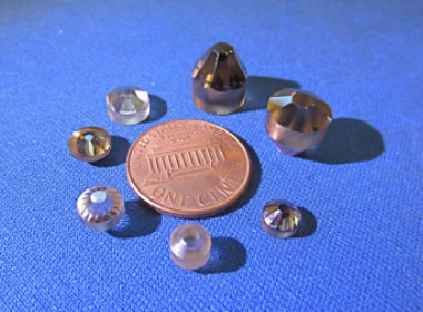 synthetic diamond anvils
