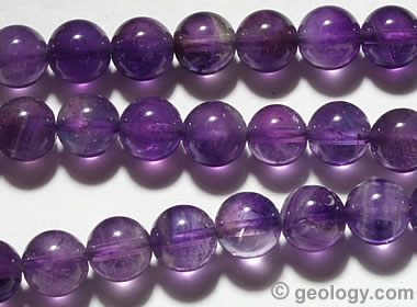 Amethyst beads