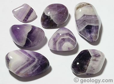 Different shades hot sale of amethyst