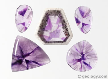 Different shades hot sale of amethyst