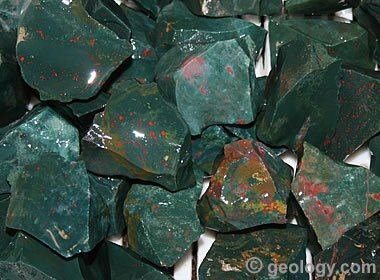 Bloodstone A Dark Green Gem With Bright Red Splatters