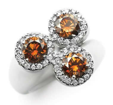 brown diamond jewellery