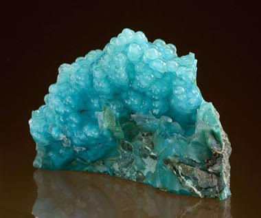a beautiful specimen of botryoidal gem silica