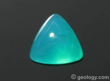 Gem Silica: The blue, most valuable variety of chalcedony