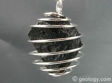 Tektite pendant