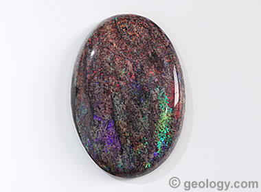 Andamooka black matrix opal