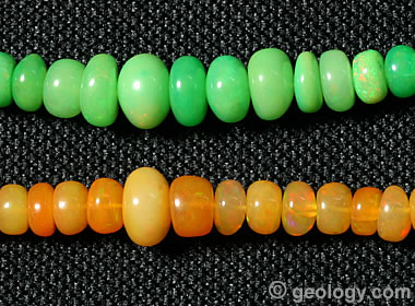 dyed Ethiopian opal beads
