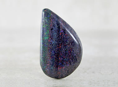 Boulderopal Anh/änger glitzernd Opal 2,5 cm ca Matrix Opal Anh/änger mit Silber/öse leicht getrommelt