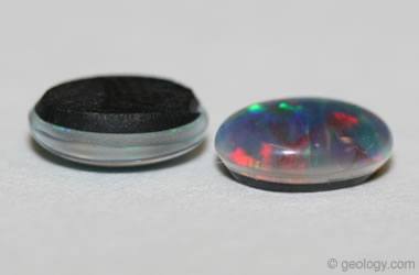 Composite Opal: Pictures of Opal Doublet and Opal Triplet