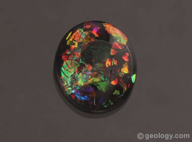 How to make Realistic Black Opal Stone imitation - SweetyBijou