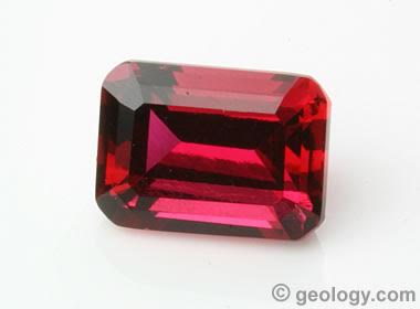 synthetic red beryl