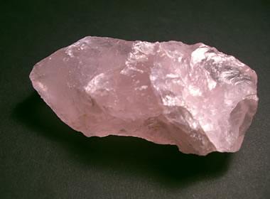 pink quartz rock