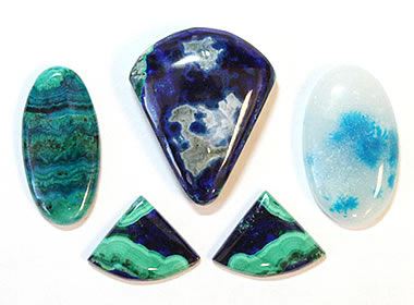 Arizona azurite, malachite and chrysocolla