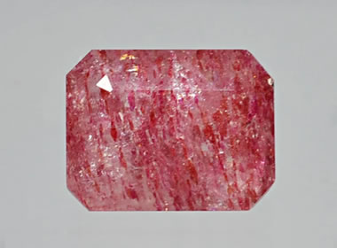 Faceted Strawberry Quartz