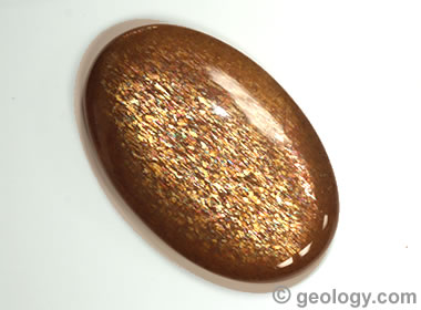 Gold Sheen Sunstone Cabochon